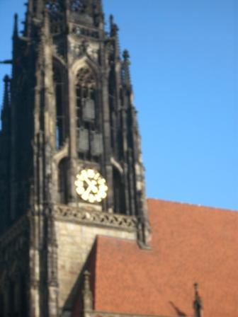 Käfige an der Lambertikirche zu Münster